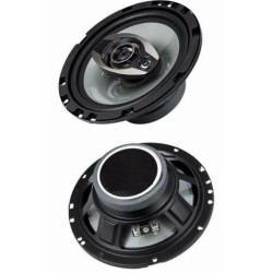 Coppia altoparlanti coassiali per auto 6.5" 3 vie 600W 4 Ohm con griglia