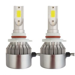 Coppia fari auto a LED 38W 5500lm 6000K Modello 9005