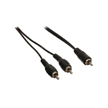 Cavo Audio RCA Maschio - 2x RCA Maschio 5.00 m Nero